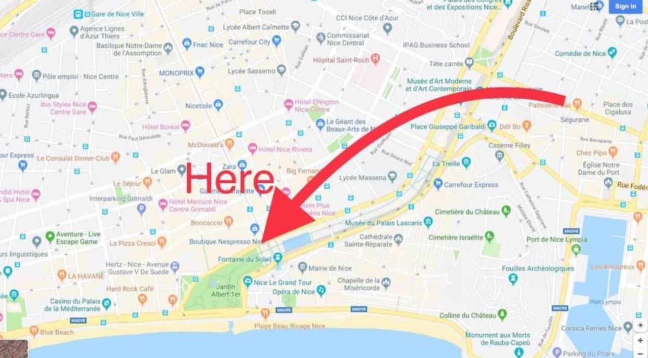 ניס Lovely Apartment Heart Of Golden Square Fiber Wifi מראה חיצוני תמונה